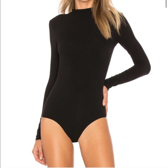 LAST ONE Commando Body Turtleneck Bodysuit Black - Picture 2 of 7